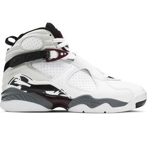 Jordan 8 Retros- White and burgundy
